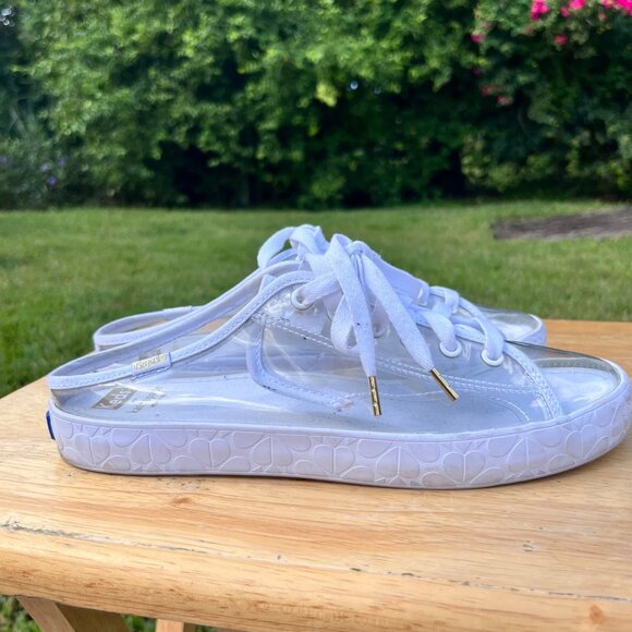 Keds x Kate Spade New York Clear Kickstart Mule Sneakers Size 7 - Picture 4 of 7